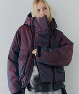 AIVER イリディセントパファーブルゾン