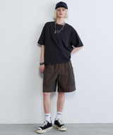 AIVER 30/2ウォッシュ天竺ガゼットポケットコンパクトS/S TEE
