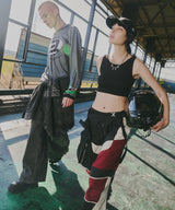 AIVER 硫化ペイントデニムシャツジャケット