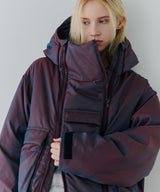 AIVER イリディセントパファーブルゾン