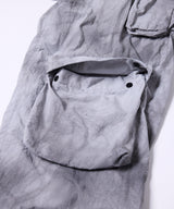 AIVER ムラ染めナイロンカーゴパンツ