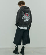 AIVER ワイドクォーターデニムパンツ