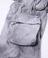 AIVER ムラ染めナイロンカーゴパンツ