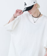 AIVER 16/‐ウォッシュ天竺モンスターS/S TEE