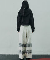 AIVER ヘビーウエイトクロップドフルジップパーカー