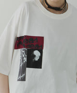 AIVER カットオフパッチS/S TEE