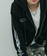 Johann×AIVER BOYダブルジップパーカー