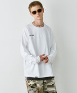AIVER 30/2ウォッシュ天竺フットボールL/S TEE