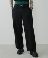 AIVER レイヤードバギーデニムスラックス