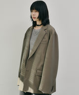 AIVER Atelier Made 高密度ギャバハーネステーラードジャケット