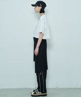 AIVER 16/-ウォッシュ天竺クロップドS/S TEE