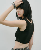 AIVER 3連スタッズレザーバングル