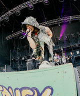 PALEDUSK×AIVER カモボロワイドクォーターパンツ