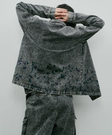 AIVER 硫化ペイントデニムシャツジャケット