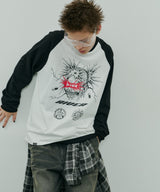 Johann×AIVER GIRLラグランロンTEE