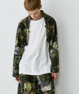 PALEDUSK×AIVER カモボロ3WAYフードシャツ