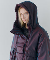 AIVER イリディセントパファーブルゾン