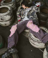 AIVER カモフラージュフルジップパーカー