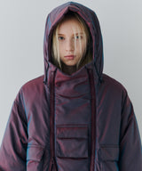 AIVER イリディセントパファーブルゾン