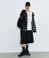 【一部予約】AIVER レイヤードオンブレチェックシャツ