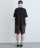 AIVER 30/2ウォッシュ天竺ガゼットポケットコンパクトS/S TEE