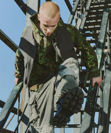 AIVER カモフラージュフルジップパーカー