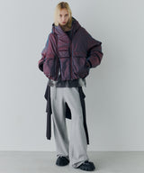 AIVER イリディセントパファーブルゾン