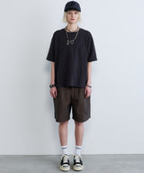 AIVER 30/2ウォッシュ天竺ガゼットポケットコンパクトS/S TEE
