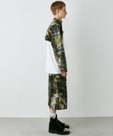 PALEDUSK×AIVER カモボロ3WAYフードシャツ