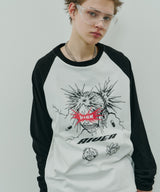 Johann×AIVER GIRLラグランロンTEE