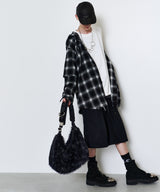 【予約】AIVER Atelier Made ミックスファーショルダーバッグ