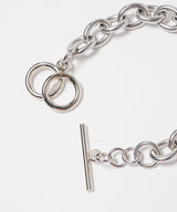 AFF AIVER サージカルダブルリングチェーンブレスレット