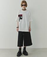 AIVER カットオフパッチS/S TEE