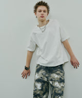 AFF AIVER 16/-ウォッシュ天竺コンパクトルーズS/S TEE