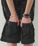 AIVER ボロクォーターカーゴパンツ