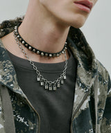 AIVER 8連パドロックネックレス