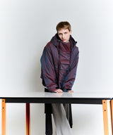 AIVER イリディセントパファーブルゾン