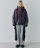 AIVER イリディセントパファーブルゾン