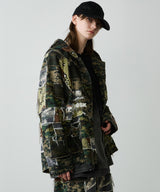 PALEDUSK×AIVER カモボロ3WAYフードシャツ