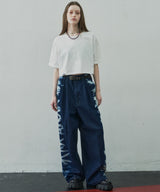 AIVER 16/-ウォッシュ天竺クロップドS/S TEE