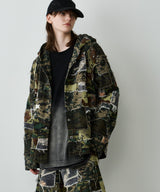 PALEDUSK×AIVER カモボロ3WAYフードシャツ