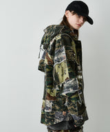 PALEDUSK×AIVER カモボロ3WAYフードシャツ