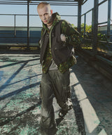 AIVER カモフラージュフルジップパーカー