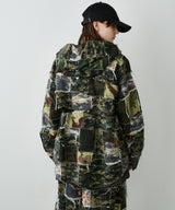 PALEDUSK×AIVER カモボロ3WAYフードシャツ