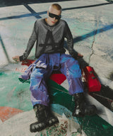 AIVER ムラ染めナイロンカーゴパンツ