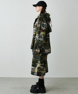 PALEDUSK×AIVER カモボロ3WAYフードシャツ