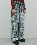 AIVER ペンキ加工バギーデニム