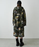 PALEDUSK×AIVER カモボロ3WAYフードシャツ