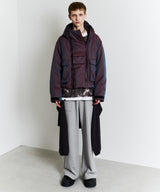 AIVER イリディセントパファーブルゾン