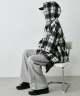 【一部予約】AIVER レイヤードオンブレチェックシャツ